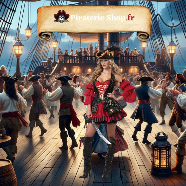 déguisement pirate femme unique
