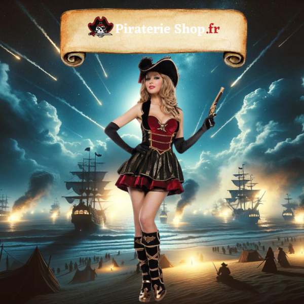 déguisement pirate femme luxe