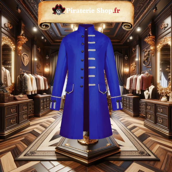Veste Pirate Bleue élégante