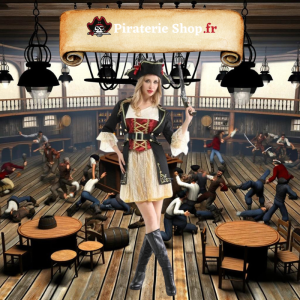 déguisement pirate femme corsaire