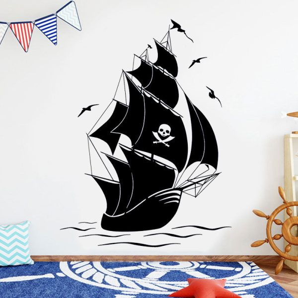 autocollant pirate pour chambre d'enfant