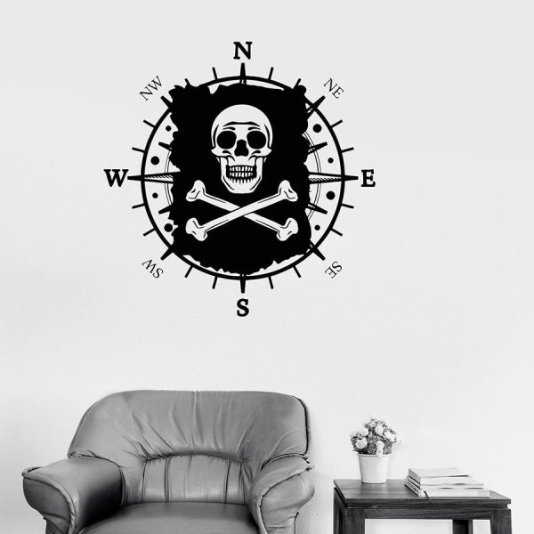 stickers pirate compas de Jack Sparrow