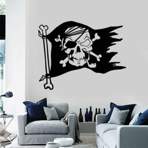 stickers drapeau pirate