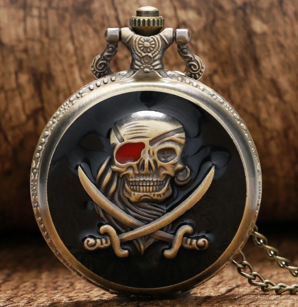 montre de poche pirate