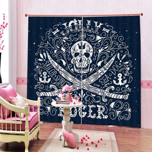 rideau pirate pour adulte en situation