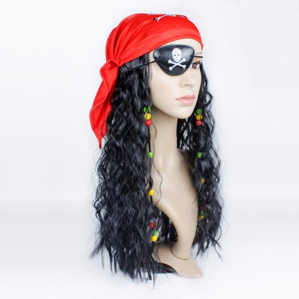 CHAPEAU PIRATE - PERRUQUE POUR FILLE
