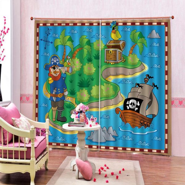 rideau pirate pour enfant