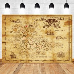 carte au trésor des pirates maudits