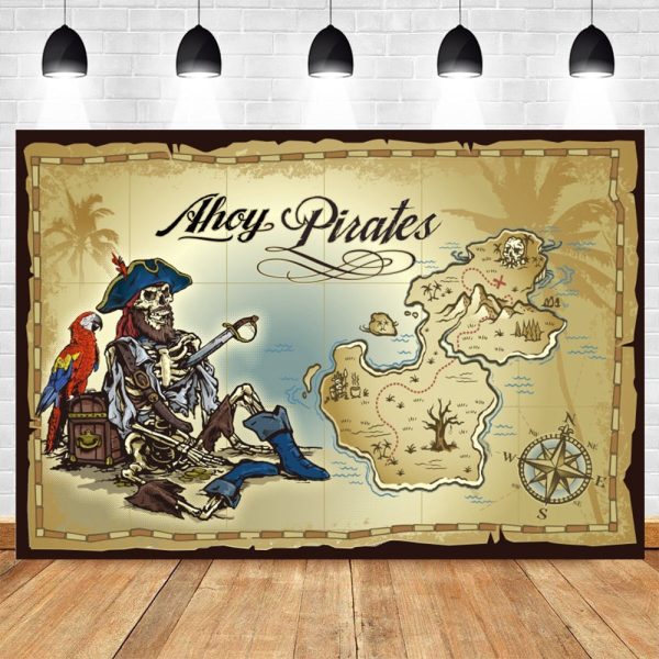 carte au trésor pirate cabine du capitaine