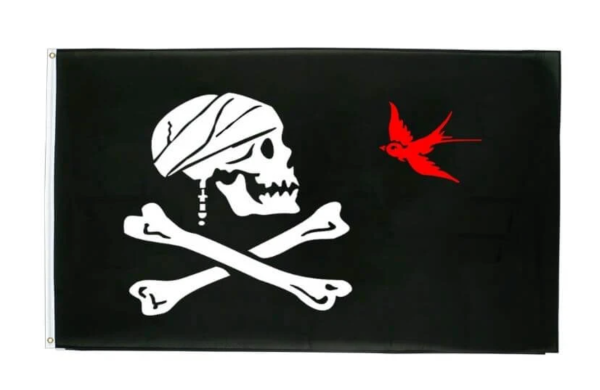Drapeau Pirate Oiseau de Jack Sparrow