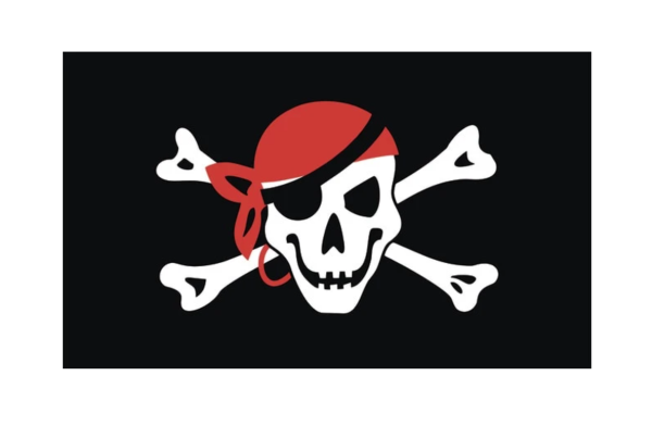 drapeau pirate tête de mort