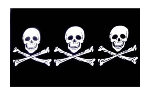 drapeau pirate triple roger