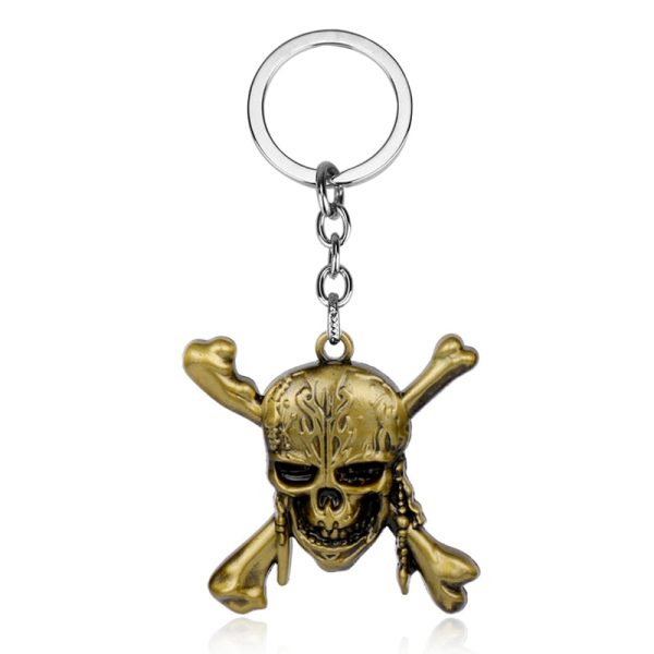 porte clé tête de mort pirate