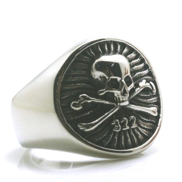 bague pirate homme en acier