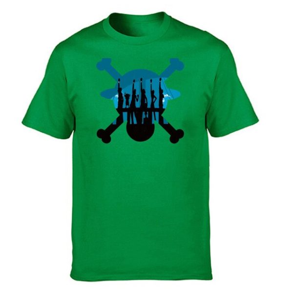 t-shirt pirate vert