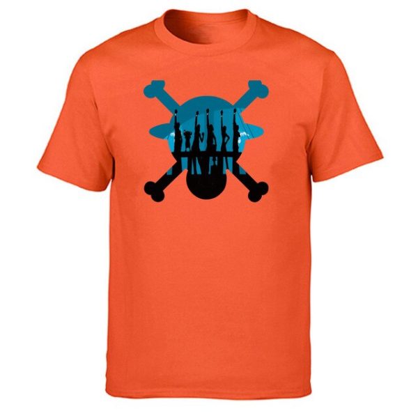 t-shirt pirate orange