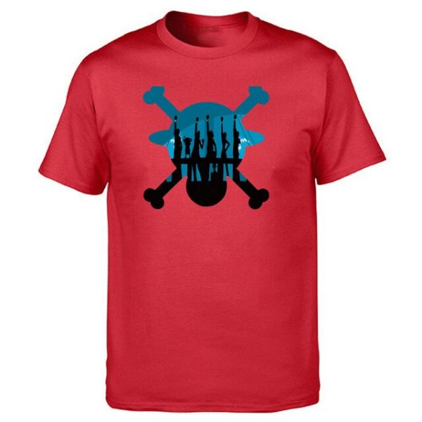 t-shirt pirate rouge