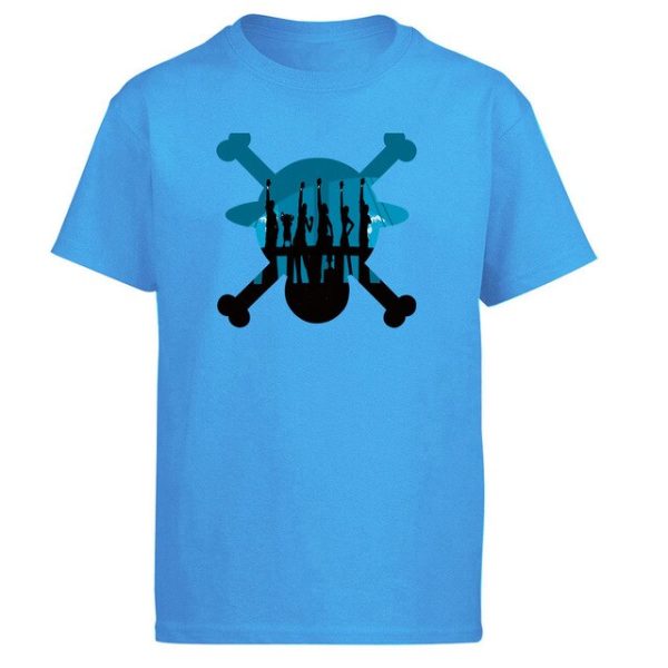 t-shirt pirate bleu ciel