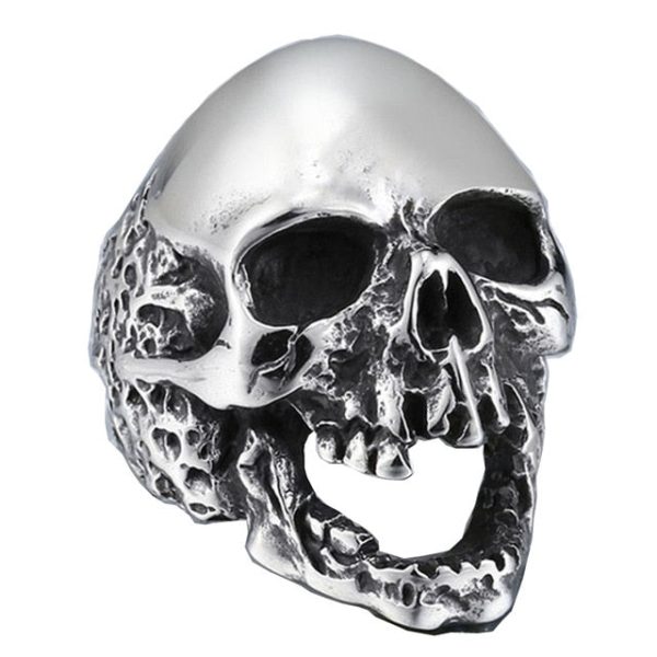 bague pirate tête