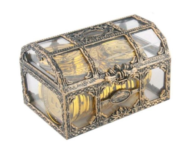coffre pirate plastique transparent