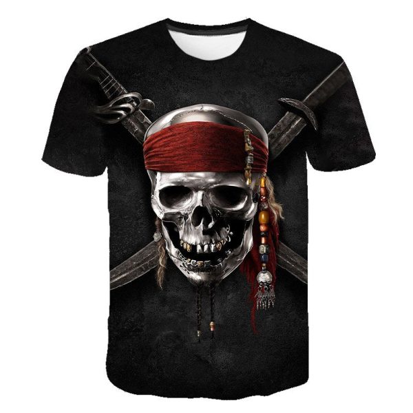 T-Shirt Pirate Tête de Mort