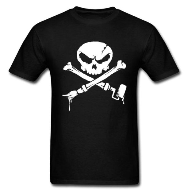 t-shirt pirate peintre