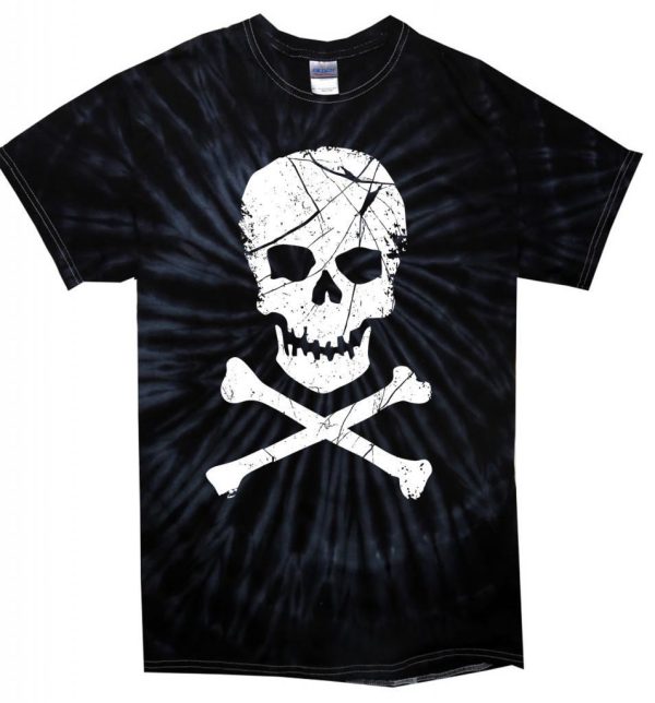 t-shirt Jolly Roger brumeux