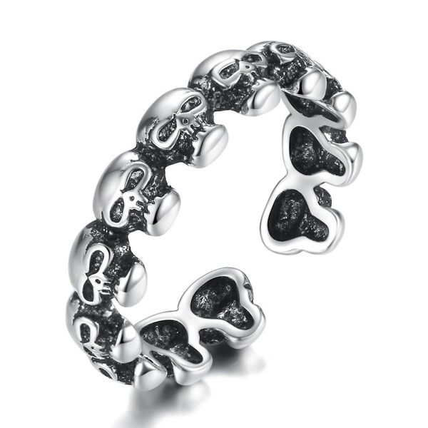 bague pirate skull