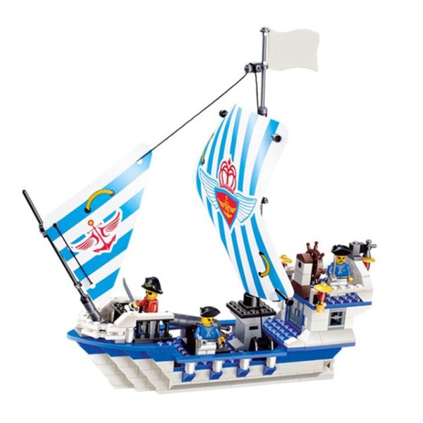 bateau pirate lego bleu