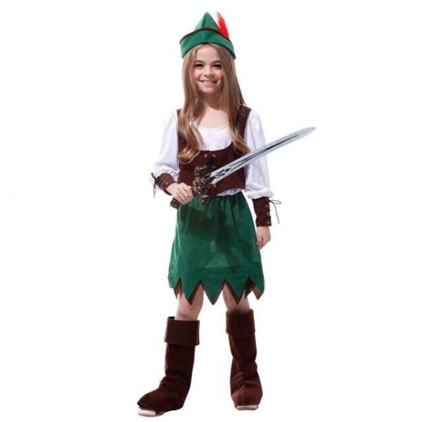 déguisement pirate fille vert