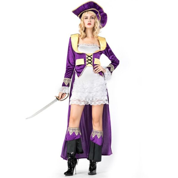 déguisement pirate femme rose