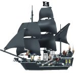 Navire pirate des Caraïbes noir