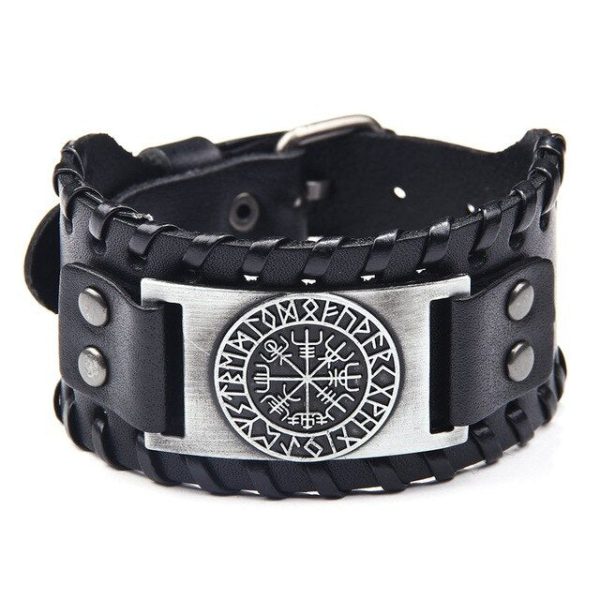 bracelet pirate scandinave en cuir