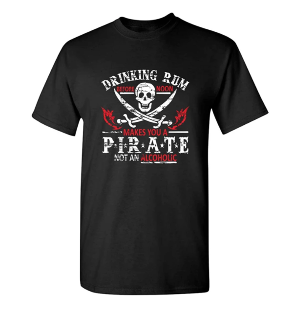 t-shirt pirate rhum