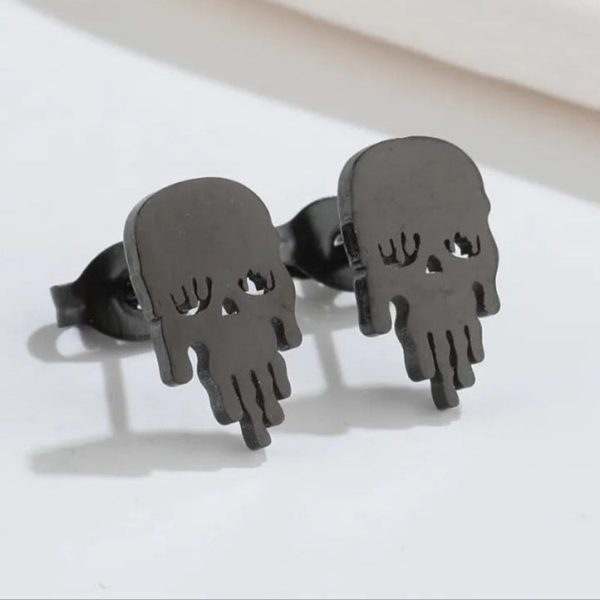 boucle d'oreille pirate skull